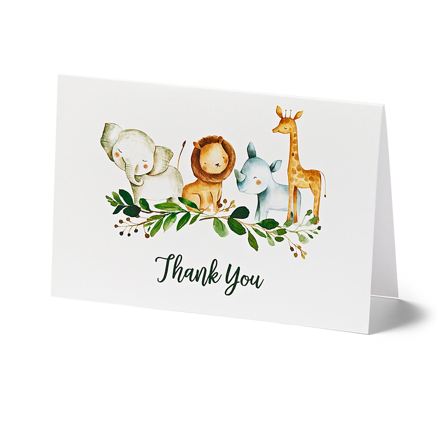 Safari Thank You Card