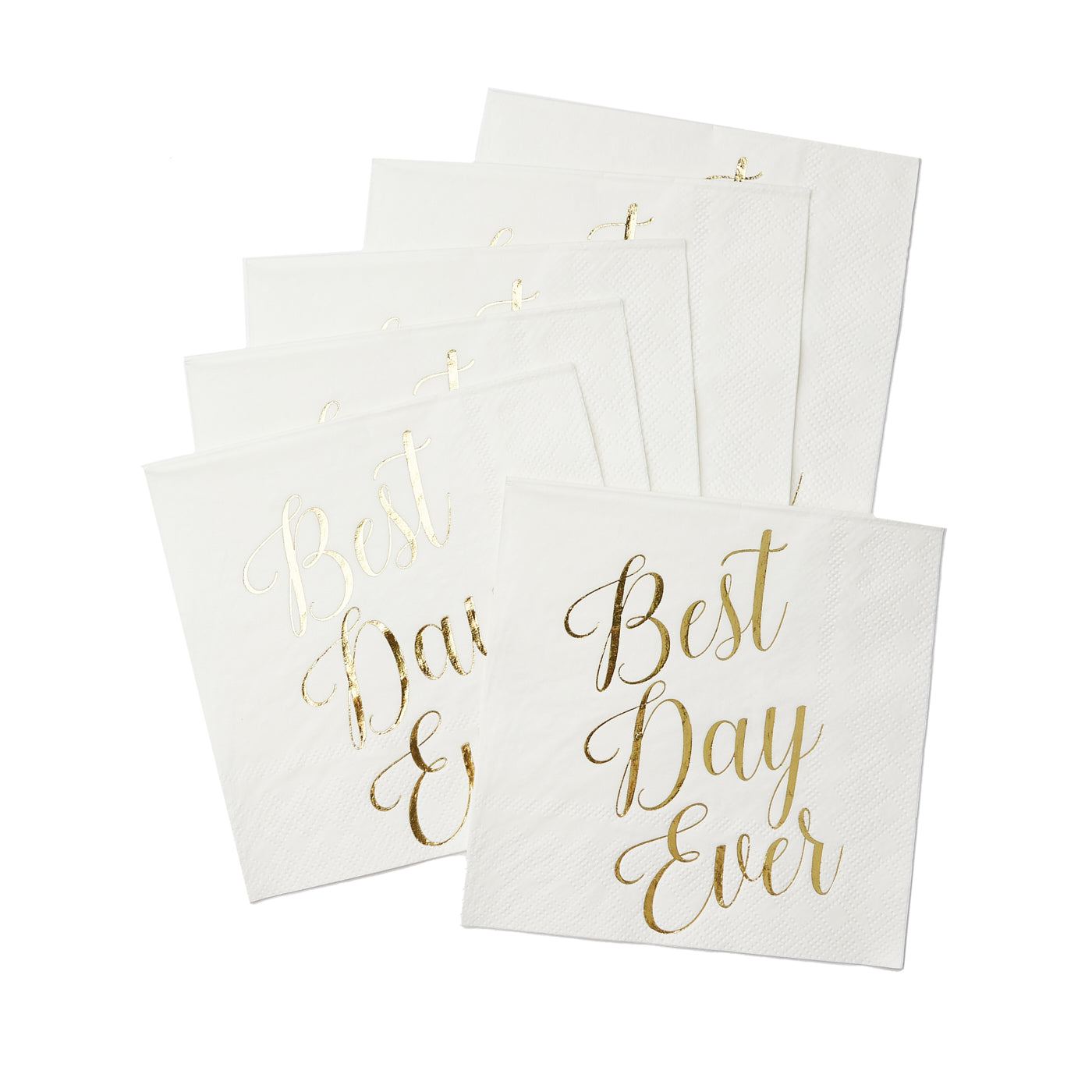 100 Pcs "Best Day Ever" Napkins - 3-Ply